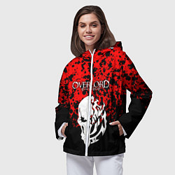 Ветровка с капюшоном женская OVERLORD, цвет: 3D-белый — фото 2