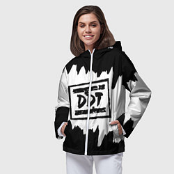 Ветровка с капюшоном женская ДДТ, цвет: 3D-белый — фото 2