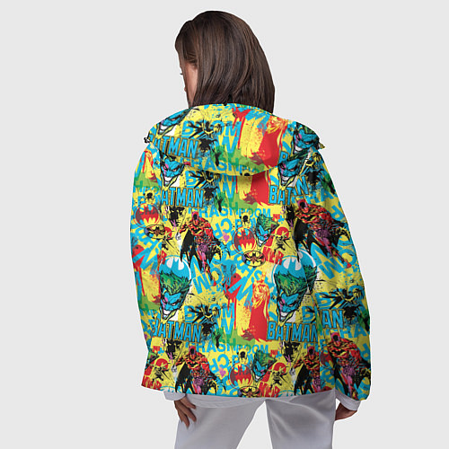 Женская ветровка Batman and Joker / 3D-Черный – фото 4
