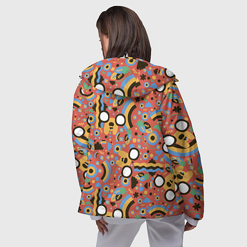 Женская ветровка Время приключений Jake / 3D-Белый – фото 4