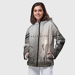 Ветровка с капюшоном женская HALF-LIFE, цвет: 3D-черный — фото 2