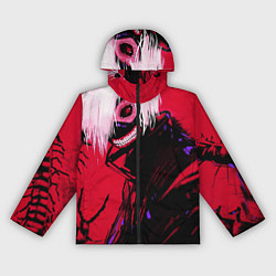 Ветровка с капюшоном женская Токийский Гуль, цвет: 3D-черный