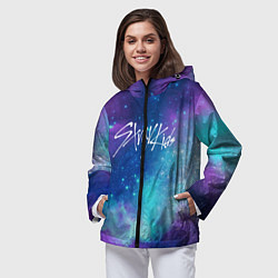 Ветровка с капюшоном женская STRAY KIDS, цвет: 3D-черный — фото 2