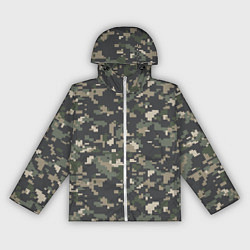 Женская ветровка Пиксельный камуфляж