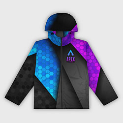 Ветровка с капюшоном женская Apex Legends, цвет: 3D-черный