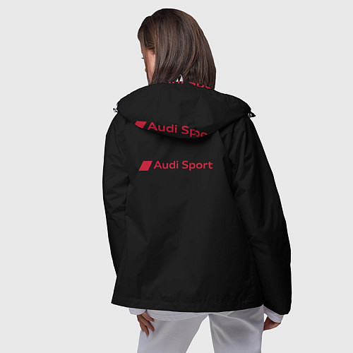 Женская ветровка AUDI RS / 3D-Белый – фото 4