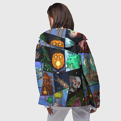 Женская ветровка Terraria / 3D-Белый – фото 4