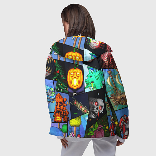 Женская ветровка Terraria allpic / 3D-Белый – фото 4