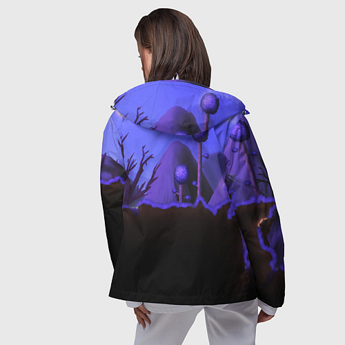 Женская ветровка TERRARIA / 3D-Белый – фото 4