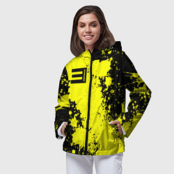 Ветровка с капюшоном женская Eminem, цвет: 3D-черный — фото 2