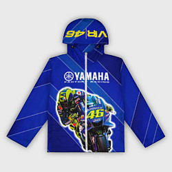 Ветровка с капюшоном женская Valentino Rossi, цвет: 3D-белый