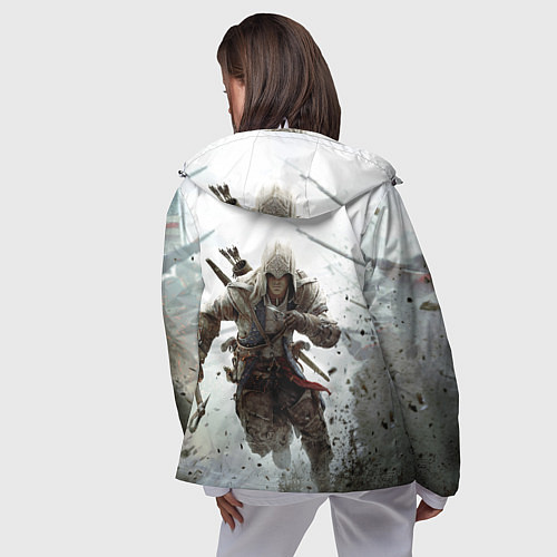 Женская ветровка ASSASSINS CREED / 3D-Белый – фото 4