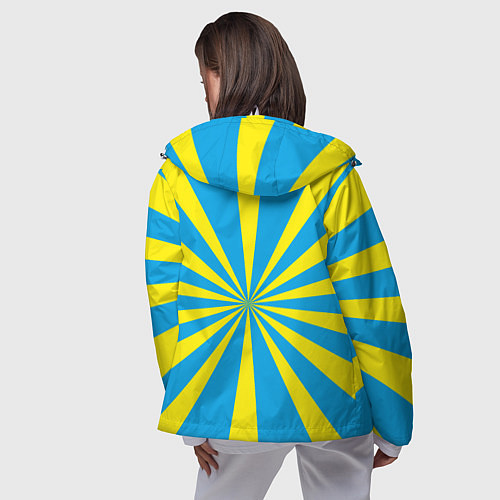 Женская ветровка ВВС России / 3D-Белый – фото 4