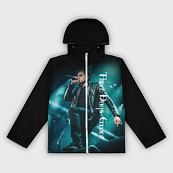 Ветровка с капюшоном женская Three Days Grace, цвет: 3D-белый