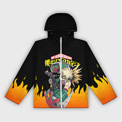 Женская ветровка MY HERO ACADEMIA яркое пламя