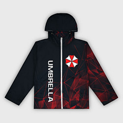 Ветровка с капюшоном женская UMBRELLA CORP, цвет: 3D-белый