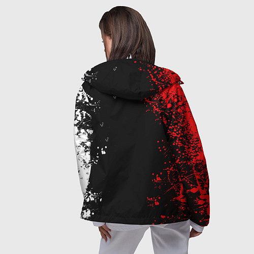 Женская ветровка UMBRELLA CORPORATION / 3D-Белый – фото 4