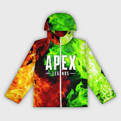 Ветровка с капюшоном женская APEX LEGENDS, цвет: 3D-белый