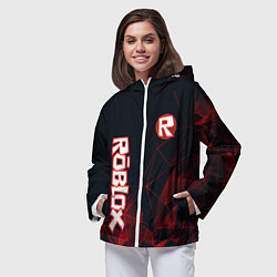 Ветровка с капюшоном женская ROBLOX, цвет: 3D-белый — фото 2