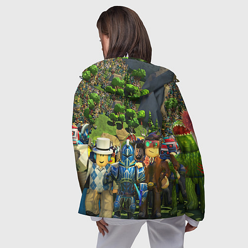 Женская ветровка ROBLOX / 3D-Белый – фото 4