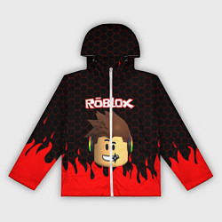 Ветровка с капюшоном женская ROBLOX, цвет: 3D-белый