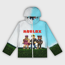 Ветровка с капюшоном женская ROBLOX, цвет: 3D-белый