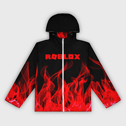 Ветровка с капюшоном женская ROBLOX, цвет: 3D-белый