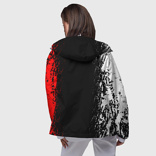 Женская ветровка DEAD BY DAYLIGHT / 3D-Белый – фото 4