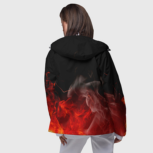 Женская ветровка Войска связи / 3D-Белый – фото 4