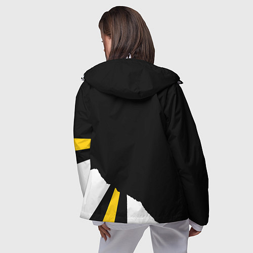 Женская ветровка Войска связи - громче крикнешь, дальше слышно / 3D-Белый – фото 4