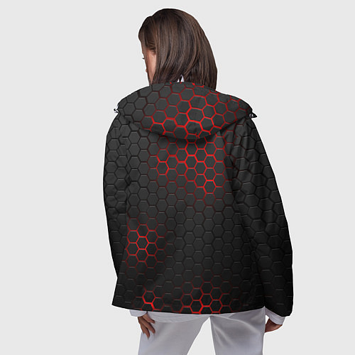 Женская ветровка PORSCHE / 3D-Белый – фото 4