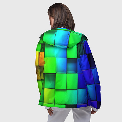 Женская ветровка MINECRAFT / 3D-Белый – фото 4