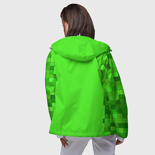Женская ветровка MINECRAFT / 3D-Белый – фото 4