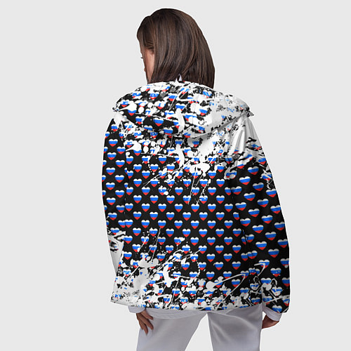 Женская ветровка CountryHumans / 3D-Белый – фото 4