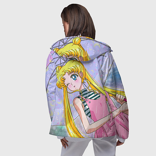 Женская ветровка Sailor Moon / 3D-Белый – фото 4
