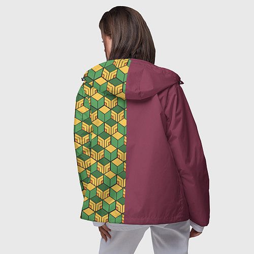 Женская ветровка ГИЮ ТОМИОКА / 3D-Черный – фото 4