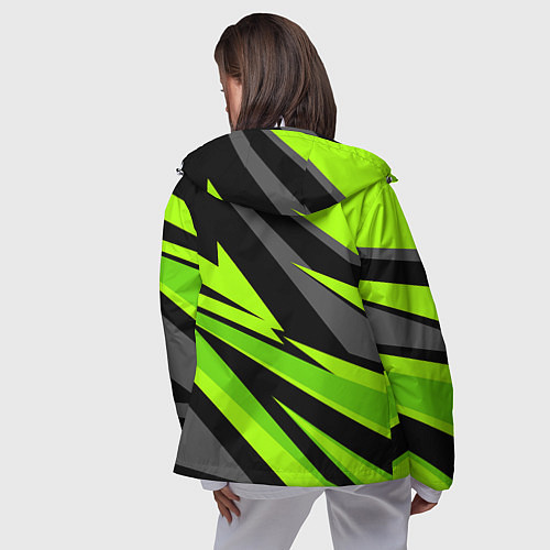 Женская ветровка Форма для фитнеса / 3D-Белый – фото 4