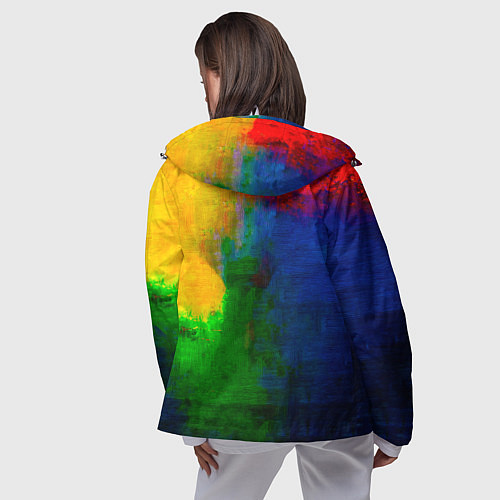 Женская ветровка Корги / 3D-Белый – фото 4