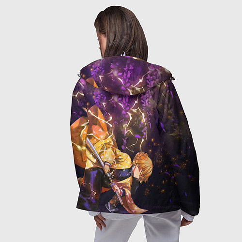 Женская ветровка KIMETSU NO YAIBA / 3D-Белый – фото 4