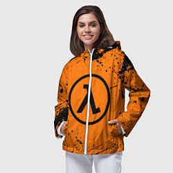 Ветровка с капюшоном женская HALF-LIFE, цвет: 3D-белый — фото 2