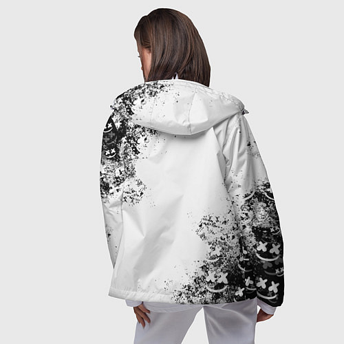 Женская ветровка Marshmello / 3D-Белый – фото 4
