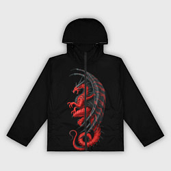 Ветровка с капюшоном женская Red Dragon, цвет: 3D-черный