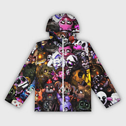 Ветровка с капюшоном женская Five Nights At Freddy's, цвет: 3D-белый