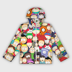 Ветровка с капюшоном женская South Park персонажи, цвет: 3D-белый