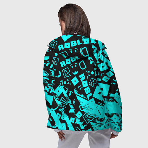 Женская ветровка Roblox / 3D-Белый – фото 4