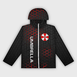 Ветровка с капюшоном женская UMBRELLA CORP, цвет: 3D-белый