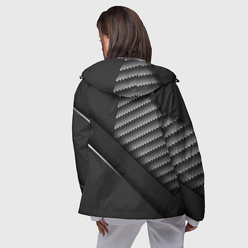 Женская ветровка FC Borussia / 3D-Черный – фото 4