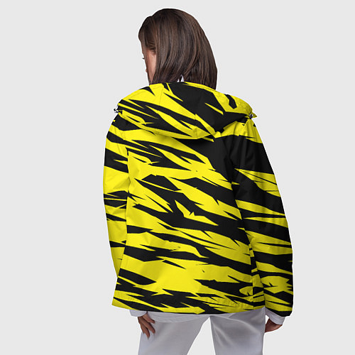 Женская ветровка FC Borussia / 3D-Белый – фото 4