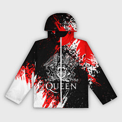 Ветровка с капюшоном женская QUEEN, цвет: 3D-белый