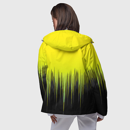 Женская ветровка CYBERPUNK 2077 / 3D-Белый – фото 4